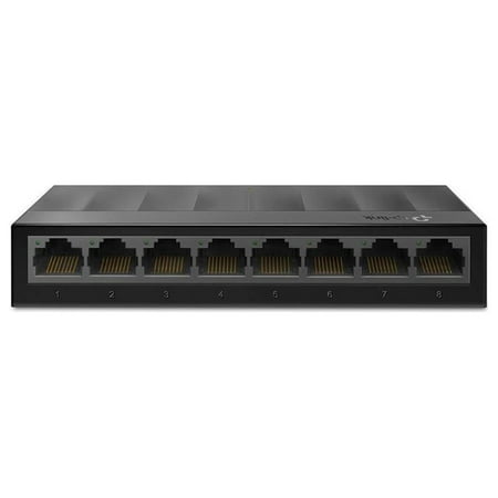 UPC: 0845973085476 | TP-Link Litewave 8 Port Gigabit Ethernet Switch | Desktop Ethernet Splitter | Plastic Case | Unshielded Network Switch | Plug & Play | Fanless Quiet | Unmanaged (LS1008G)