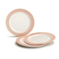 thumbnail image 2 of OCCASIONS 360 Pcs set (60 guest) Wedding Disposable Plastic Plate and Silverware Combo 10.5" + 7.5" + Silverware (Double Fork) (Rio in White & Pearled Blush Pink), 2 of 8