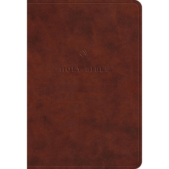 ESV Value Large Print Compact Bible (Trutone, Chestnut), (Hardcover)