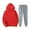 k Red, variant on Clearance LYXSSBYX 2PCS Outfits Men's And Women's Sports Tracksuits Long Sleeve Pullover Hoodies Sweatshirt And Sweatpants Fall Winter Suit