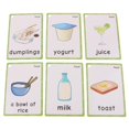 thumbnail image 4 of GUOOL 35Pcs Kids Pocket English Vocabulary Sight/Picture Word Flash Cards for Food,, 4 of 9