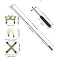 thumbnail image 4 of tredstone And Long Billiards Pool Level Billiards And Easy To Telescopic Detachable Head Precision Billiards Cue 1 Rod Low 1 Rod 3 Heads, 4 of 5