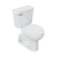 thumbnail image 5 of Carlton Marquette Rear-Outlet Two-Piece 1.6 GPF Left-Hand Flush Elongated Toilet in Glossy White, 5 of 5
