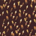thumbnail image 1 of Ahgly Company Machine Washable Indoor Square Transitional Sienna Brown Area Rugs, 4' Square, 1 of 7