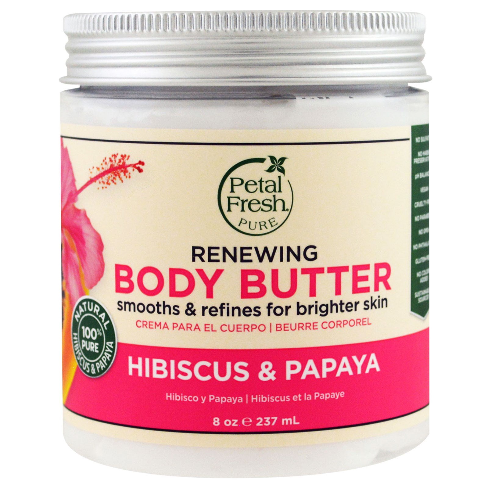 Petal Fresh Pure Renewing Hibiscus & Papaya Body Butter, Organic