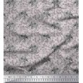 thumbnail image 1 of Soimoi Blue polyester Crepe Fabric Palm Tree & Sunset Beach Print Sewing Fabric Yard 42 Inch Wide, 1 of 3