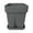 Grey, variant on Thickened Anti Fall Silicone Planter Simple Square Home Office Decoration Succulent Pot Brown 5.12x5.12 Inch