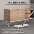 thumbnail image 3 of Newly Upgraded!VEVOR Aluminum Dunnage Rack Stationary Dunnage Rack 48' x 20' x 8' Storage Rack, 3 of 10