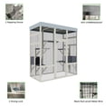 thumbnail image 2 of 70" Catio Outdoor Cat Enclosure, Large Wood Cat House for Multiple Cats, Waterproof Top, Spacious and Secure Cat Shelter Enclosure with Platforms and Resting Box, 2 of 6