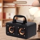 thumbnail image 4 of Altavoz Portátil de Madera con Bluetooth 5.0 Estéreo de Doble Canal con Radio FM, Sonido de Alta Fidelidad, Tarjeta TF, Soporte AUX C, 4 of 5