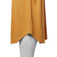 thumbnail image 5 of A2Y Women's Premium Solid Long Sleeve Round Hem Crew Neck Top Shirt Ash Mustard 2XL, 5 of 7