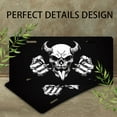 thumbnail image 4 of Horned Skull with Clenched Fists Front License Plate, Metal License Plate, Funny Standard Plates Personalized Novelty Decorative For Men/Women/Boys/Girls Car 6×12 Inch, 4 of 7