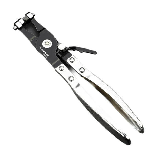 Alicates para abrazaderas de manguera, herramienta de reparación de mangueras de automóvil, premium, profesional, herramienta multifuncional para Plateado