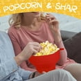 thumbnail image 5 of vnanda Reusable Silicone Popcorn Bucket Silicone Microwave Popcorn Bowl with Lid Large Capacity Bpa Heat-resistant Foldable Popcorn Maker Bucket Bowl, 5 of 8