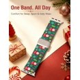 thumbnail image 2 of Wearlizer Stretch Nylon Watch Band Compatible with Apple Watch Bands 38/40/41/42/44/45/46/49mm Women Men Slim Magnetic Clasp Breathable Strap for Series 11/10/9/8/7/6/5/4/3/SE/Ultra, 2 of 6