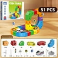 thumbnail image 2 of 51/81/123PCS Magical Track Train USB Rechargeable 3D Building Tracks Cube Rails STEM Educational Toys Christmas Birthday Gift, 2 of 6