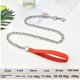 thumbnail image 3 of Correa para perros de razas grandes y pequeñas, cadena de hierro antimordeduras, cuerda para pasear perros, accesorios para perros, golden retriever, 3 of 5