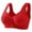 2025/Red, variant on Otvok Women Leopard-Print Front Buckles Underwear No Steel Close Bra