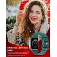 thumbnail image 5 of Wearlizer Christmas Engraved Band Compatible with Apple Watch Band 38mm 40mm 41mm 42mm 44mm 45mm 49mm Women Men, Silicone Snowman Santa Claus Holidays Strap for iWatch Series Ultra SE 9 8 6 5 4 3 2 1, 5 of 6