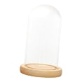 thumbnail image 4 of Campana de cristal transparente para decoración de casa de muñecas, centros de mesa decorativos, cubierta de flores 12cmx16cmx14cm, 4 of 9