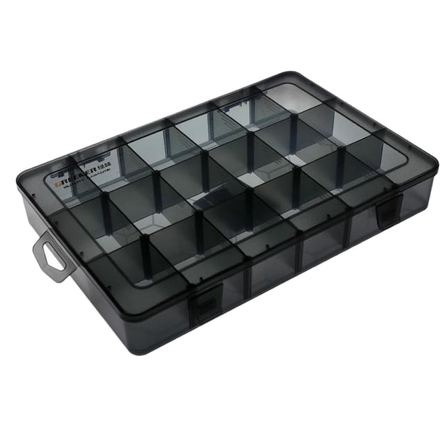 Caja de herramientas de plástico Sunnimix Contenedor de almacenamiento 18 rejils
