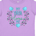 thumbnail image 4 of Inktastic My Yaya Loves Me with Hearts and Flowers Boys or Girls Toddler T-Shirt, 4 of 5