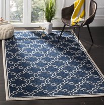 Safavieh Amherst Mason Geometric Area Rug, Navy/Ivory, 4' x 6'