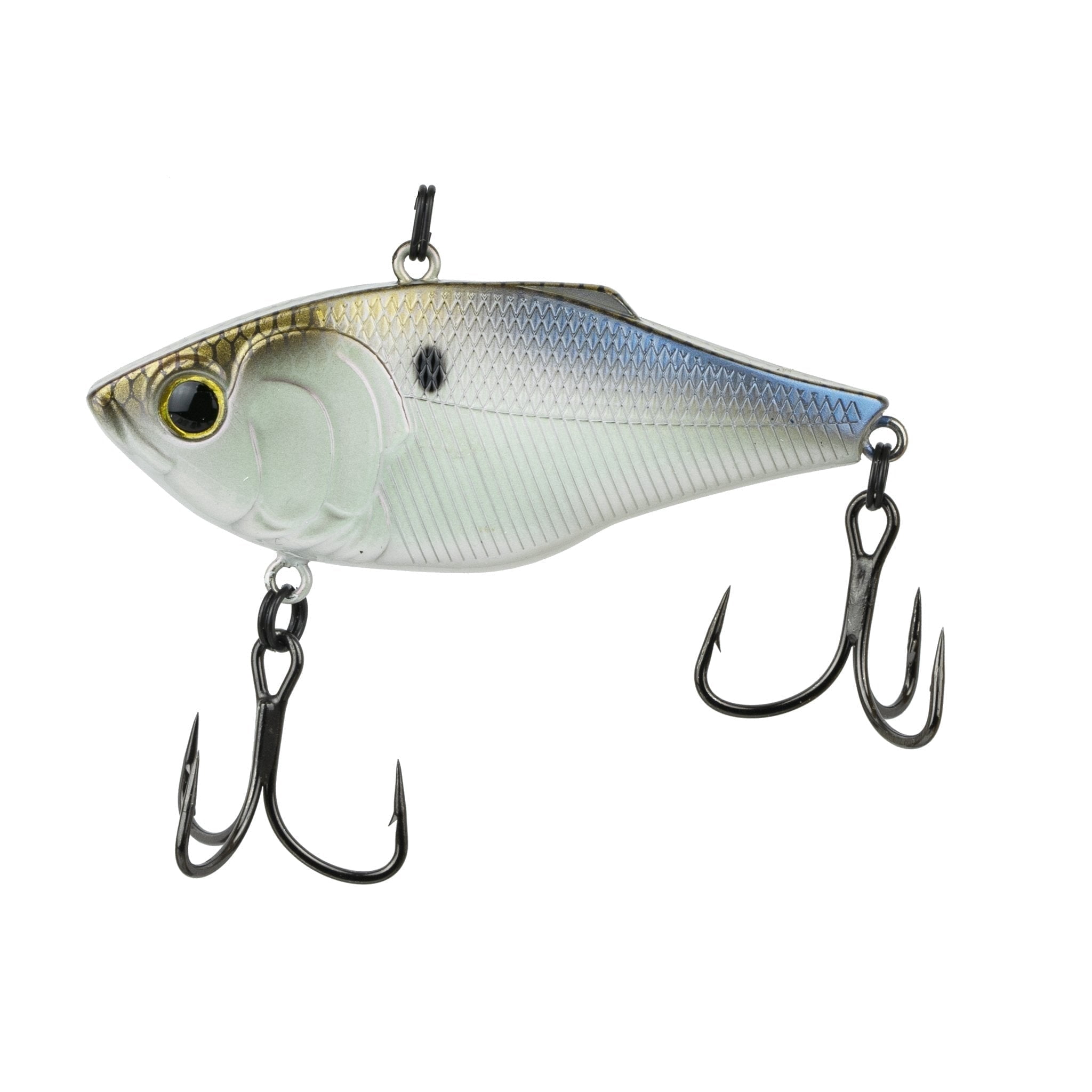 (3 pack) 6th Sense Quake Series Lipless Crankbait Bass Fishing Lure with Dual Flat-Back Design