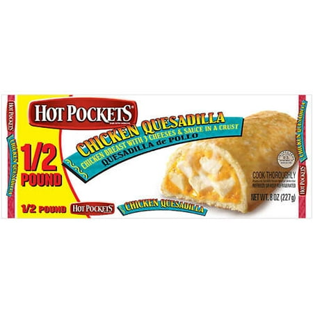 nestle hot pockets chicken quesadilla stuffed sandwich, 8 ounce -- 12 per (Best Way To Thaw Frozen Chicken)
