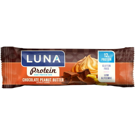 LUNA ® Chocolat Protéines Beurre d'arachide High Bar Protein 1,59 onces. papier d'emballage