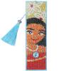Marcapáginas con pintura de diamante, borla con forma especial, marca de perforación artesanal (S44-Princess) Tmvgtek Oficina Multiescena Multifunción