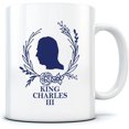 thumbnail image 1 of Taza de café de cerámica conmemorativa del rey Carlos III, 350 ml, 1 of 2
