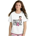thumbnail image 5 of Breast Cancer Betty Pretty Strong Girls Kids T Shirt Tees Teen Brisco Brands XS, 5 of 5