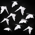 thumbnail image 2 of 100Pcs 3D Paper White Butterfly Wall Stickers Removable Art Crafts Butterflies Decals Mural For Home Room Nursery Girls Bedroom Diy Wall, 2 of 8
