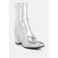 thumbnail image 6 of Tirana Metallic Pleather Sock Boots, 6 of 10