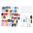 thumbnail image 2 of Kit de fieltro de lana con aguja, 50 colores, 5g, suministros de fieltro, herramientas para manualidades de juguete hechas a mano, 2 of 5