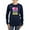 Navy, variant on CafePress - Power Rangers Team Hom Women's Long Sleeve T Shirt - Women's Long Sleeve Graphic Tee Casual Fit
