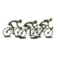 thumbnail image 5 of 20" x 8" Bronze Polystone People Sculpture with Bike, by DecMode, 5 of 8