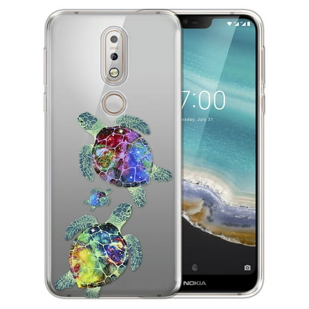 FINCIBO Soft TPU Clear Case Slim Protective Cover for Nokia 7.1 2018 5.84