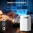 thumbnail image 4 of Nepsam 12000 BTU Portable Air Conditioner, Portable AC Unit up to 550 Sq.Ft, 4-in-1 Air Conditioner for Home with Sleep Modes, Remote Control, 4 of 9