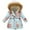 Light blue, variant on Mercatoo Toddler Girl's Winter Fl𝐞ece Lined Long Parka Puffer Coat Thicken Ski Jacket with Fu𝐫 Trim Hood Kids Down Jacket Coat