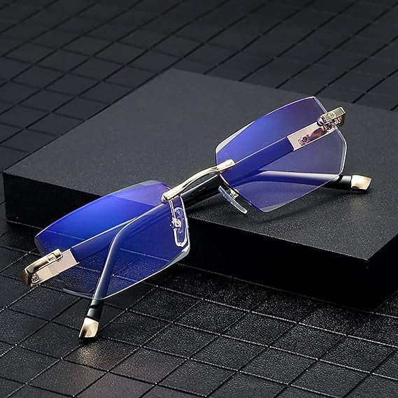Blue Ease Optics, Blueease-Optics Glasses, Auto Zoom Reading Glasses with Anti Blue Light Lightweight + Unisex + No Glare