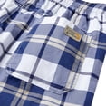 thumbnail image 6 of Fmbrln Mens Shorts Drawstring Waisted Plaid Printed Summer Beach Shorts Fashion Casual Trunks, 6 of 9