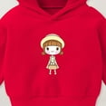 thumbnail image 6 of KPOPLK Princess Zip Up Hoodie to Big Kid Sizes (18 Months - 14-59)(5-6 Years,Red), 6 of 7