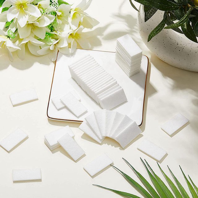 100 Pcs Unscented Refills Aromatherapy Pads Arom Oil Pads Electric Diffusers Pads for Fragrance& Ball Plugs Diffusers