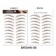 thumbnail image 1 of Parches para cejas simulados e impermeables, parches para cejas estilo tatuaje, parches ecológicos para cejas, parche para cejas, 1 of 2