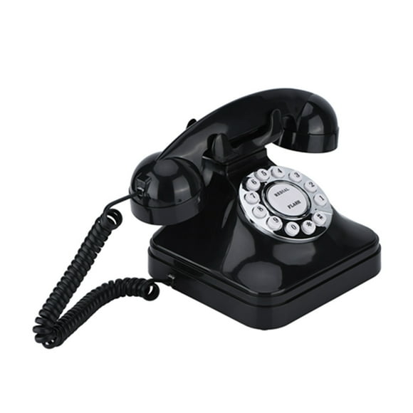 Teléfono Vintage, Teléfono Residencial Retro Multifuncio Con Timbre Tradicional, pedestal antideslizante ideal para decoración
