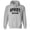 Gray, variant on Collegiate Spooky Season Hoodie Sweatshirt Unisex Large White