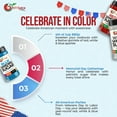 thumbnail image 5 of NY SPICE SHOP Red-White-Blue Sanding - 04 Ounce (Pack of 3) - Colored Sugar Crystals - Colored Sugars for Cookie Decorating - Colored Sanding Sugar, 5 of 7