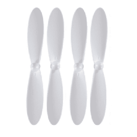 HobbyFlip White Propeller Blades Props Propellers Blade Rotor Set Compatible with Blue Mini Drone